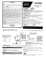 Sylvania TVK139V Owner'S Manual preview