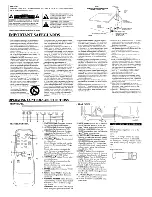 Предварительный просмотр 2 страницы Sylvania TVK139V Owner'S Manual