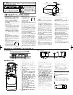 Предварительный просмотр 2 страницы Sylvania W6413TB Owner'S Manual