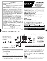 Предварительный просмотр 5 страницы Sylvania W6413TB Owner'S Manual