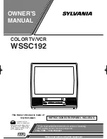 Sylvania WSSC192 Owner'S Manual preview
