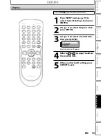 Предварительный просмотр 75 страницы Sylvania ZC320SL8B Owner'S Manual