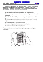 Preview for 3 page of Sym ATTILA RS-21 EFi 150 Service Manual