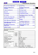 Preview for 22 page of Sym ATTILA RS-21 EFi 150 Service Manual