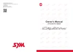 Sym CRUiSYM 250i Owner'S Manual preview