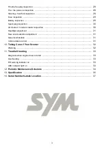 Preview for 3 page of Sym CRUiSYM A Owner'S Manual