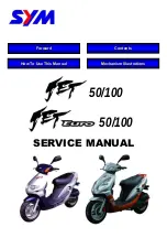 Sym Euro 100 Service Manual preview