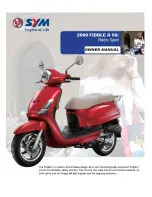 Sym Fiddle II 50 SYM Series Owner'S Manual предпросмотр