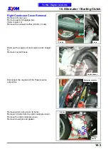 Предварительный просмотр 120 страницы Sym GTS 250 Service Manual