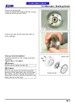 Предварительный просмотр 124 страницы Sym GTS 250 Service Manual