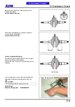 Предварительный просмотр 132 страницы Sym GTS 250 Service Manual