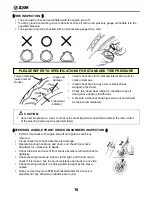 Preview for 18 page of Sym JE05W1-6 Owner'S Manual