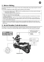 Предварительный просмотр 4 страницы Sym Maxsym TL TL 500 Owner'S Manual