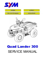 Sym Quad Lander 300 Service Manual preview