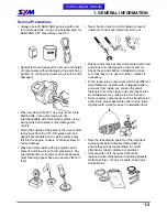 Preview for 8 page of Sym Quad Lander 300 Service Manual