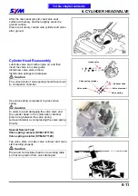 Preview for 76 page of Sym Track Runner 200 Service Manual