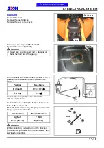 Preview for 216 page of Sym Track Runner 200 Service Manual