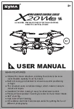 SYMA X20W User Manual preview