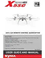 Preview for 1 page of SYMA X5SC User Manual And Manual