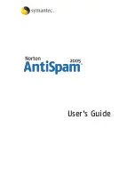 Symantec 10288239 - ACAD NORTON ANTISPAM 2005 User Manual preview