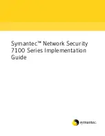 Preview for 1 page of Symantec 10521148 - Network Security 7161 Implementation Manual