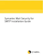 Symantec 10547849 - Mail Security For SMTP Installation Manual preview