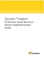 Symantec 20032623 - Endpoint Protection Small Business Edition Implementation Manual preview