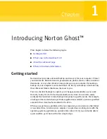 Preview for 13 page of Symantec GHOST 14 Manual