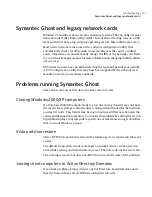 Preview for 177 page of Symantec GHOST IMAGING FOUNDATION 7.1 Manual