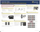 Preview for 1 page of Symantec J5300 40T Quick Start Manual