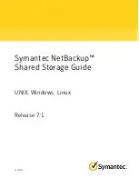 Preview for 1 page of Symantec NetBackup Manual