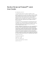 Preview for 2 page of Symantec Norton Antispam  Personal Firewall  and Systemwork - Norton Antispam User Manual