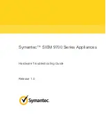 Предварительный просмотр 1 страницы Symantec SIEM 9700 Series Hardware Troubleshooting Manual