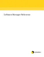 Symantec SOFTWARE MANAGER Installation Manual preview