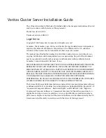 Preview for 2 page of Symantec Veritas Cluster Server 5.0 Update 3 Installation Manual