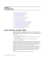 Предварительный просмотр 17 страницы Symantec WINDOWS INSTALLER EDITOR 7.0 SP2 Installation Manual