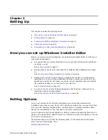 Предварительный просмотр 37 страницы Symantec WINDOWS INSTALLER EDITOR 7.0 SP2 Installation Manual