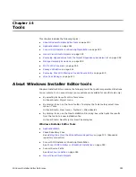 Предварительный просмотр 391 страницы Symantec WINDOWS INSTALLER EDITOR 7.0 SP2 Installation Manual