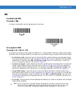 Предварительный просмотр 207 страницы Symbol DS6707-DP20411ZZR - Symbol Digital Scanner DS6707-DP Product Reference Manual