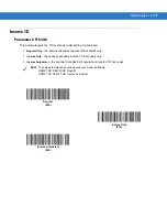 Предварительный просмотр 215 страницы Symbol DS6707-DP20411ZZR - Symbol Digital Scanner DS6707-DP Product Reference Manual