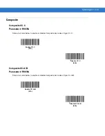 Предварительный просмотр 223 страницы Symbol DS6707-DP20411ZZR - Symbol Digital Scanner DS6707-DP Product Reference Manual