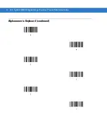 Предварительный просмотр 344 страницы Symbol DS6707-DP20411ZZR - Symbol Digital Scanner DS6707-DP Product Reference Manual