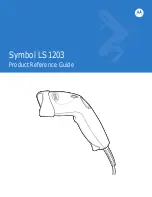 Предварительный просмотр 1 страницы Symbol LS1203 Product Reference Manual