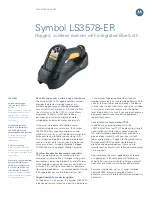 Symbol LS3578-ER - Symbol - Wireless Portable Barcode Scanner Specification Sheet предпросмотр