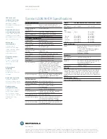 Предварительный просмотр 2 страницы Symbol LS3578-FZ20005WR Specification Sheet