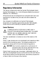 Предварительный просмотр 18 страницы Symbol MiniScan MS-220X Quick Reference Manual