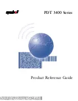 Symbol PDT 3400 Series Product Reference Manual preview