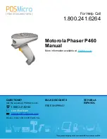 Предварительный просмотр 1 страницы Symbol Phaser P460 Reference Manual