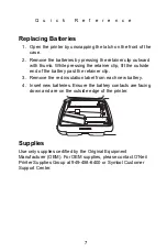 Preview for 9 page of Symbol PrintPAD Quick Reference