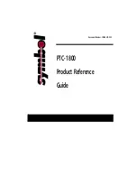 Symbol PTC-1800 Product Reference Manual preview